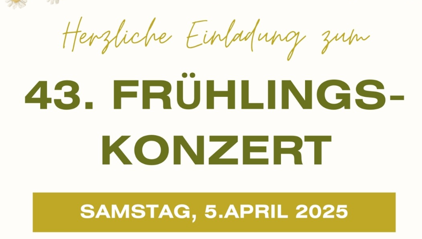 Save the Date! Frühlingskonzert 2025