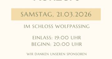 Save the Date! Frühlingskonzert 2026