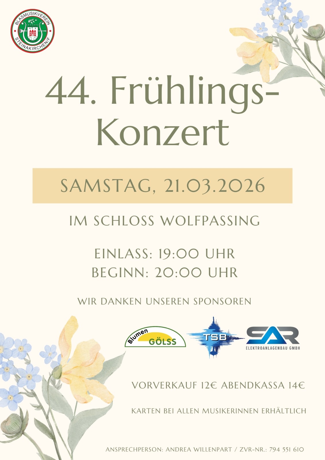 Save the Date! Frühlingskonzert 2026